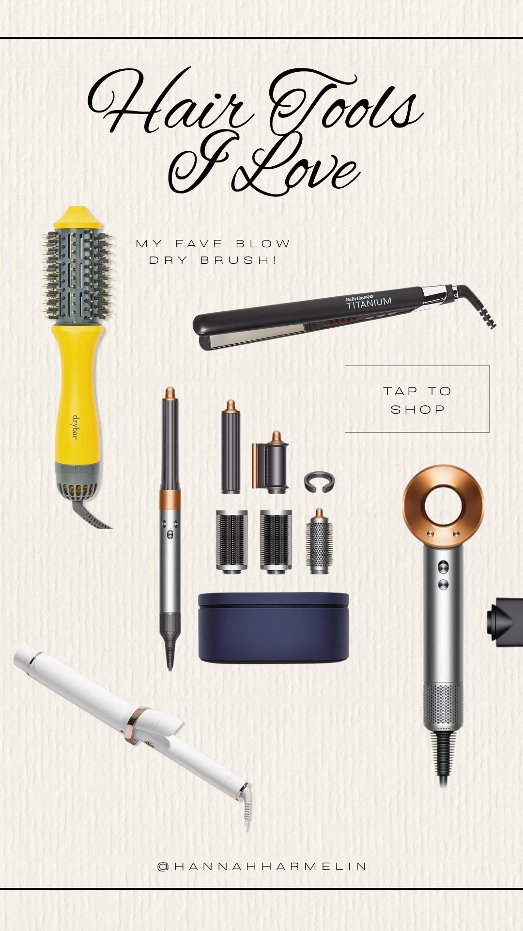 My favorite hair tools! I use the Dry Bar brush for my blowouts and they always turn out flawless. 

#LTKBeauty #LTKSummerEdit #LTKSaleAlert