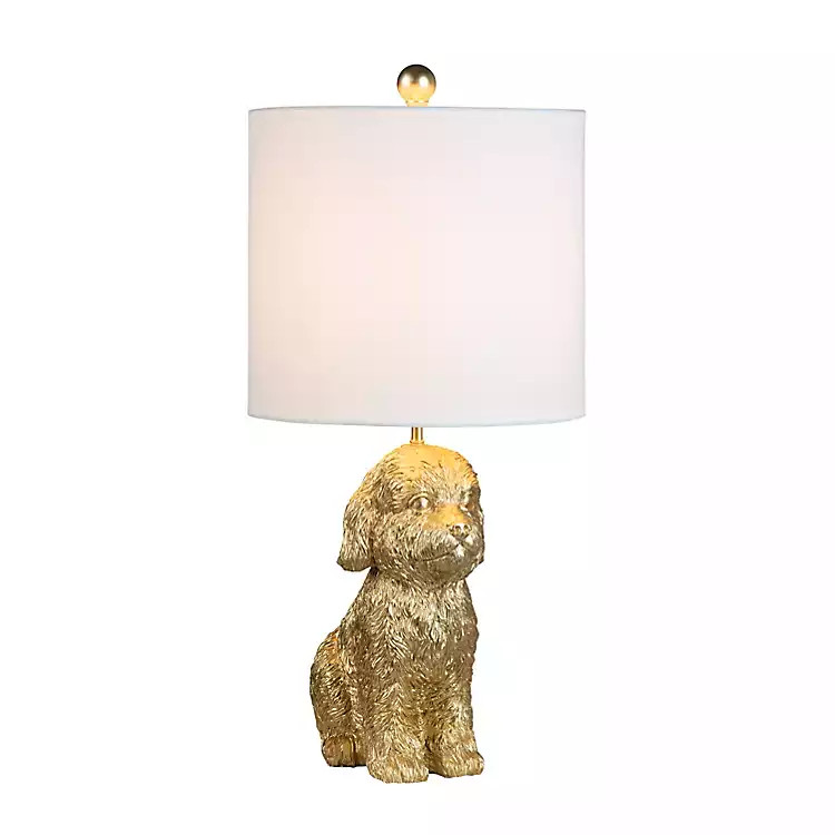 Gold Doodle Table Lamp | Kirklands