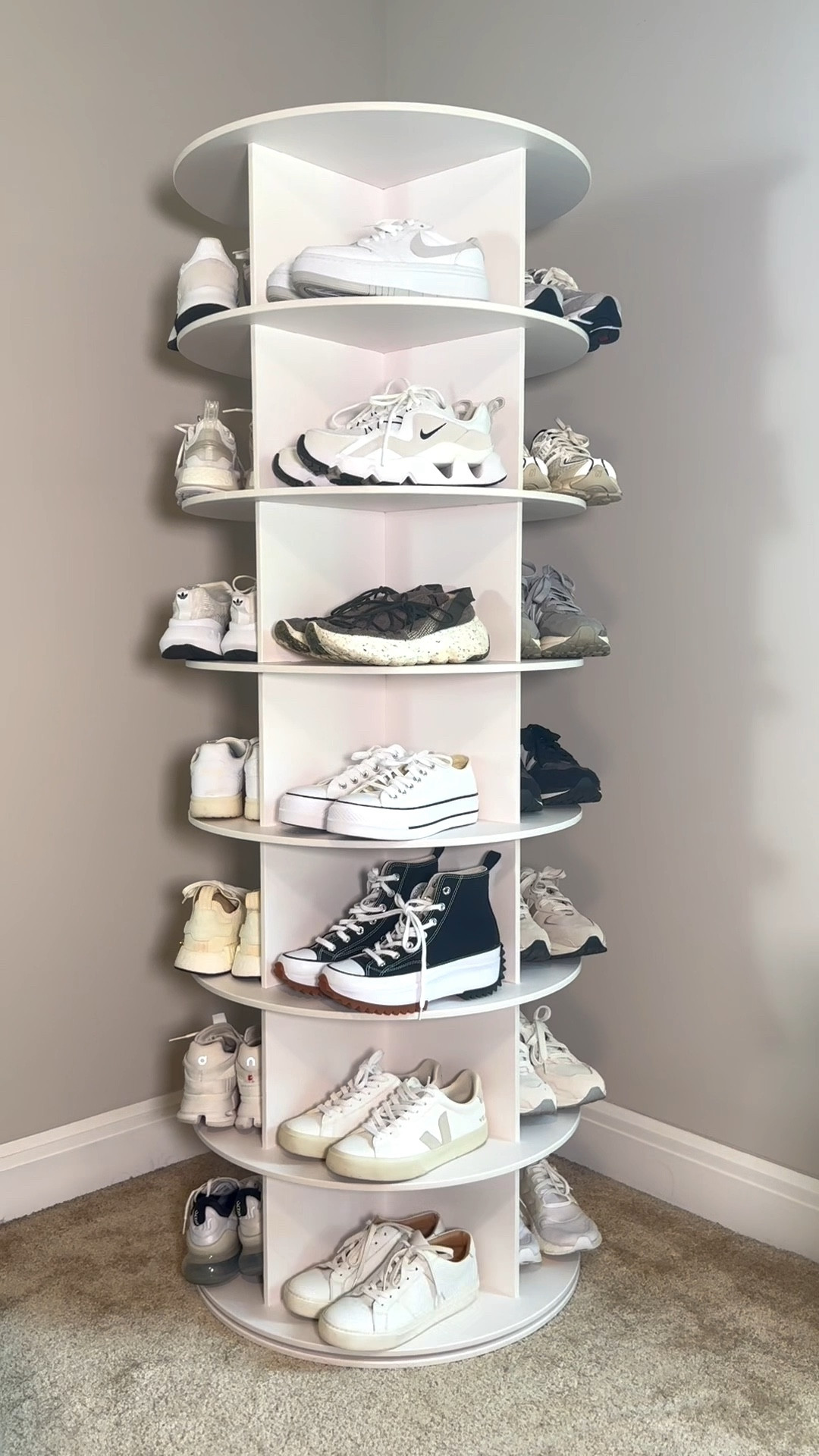 Best way to organize shoes + bags? Style + function in one ✨

#LTKFindsUnder100 #LTKStyleTip #LTKHome