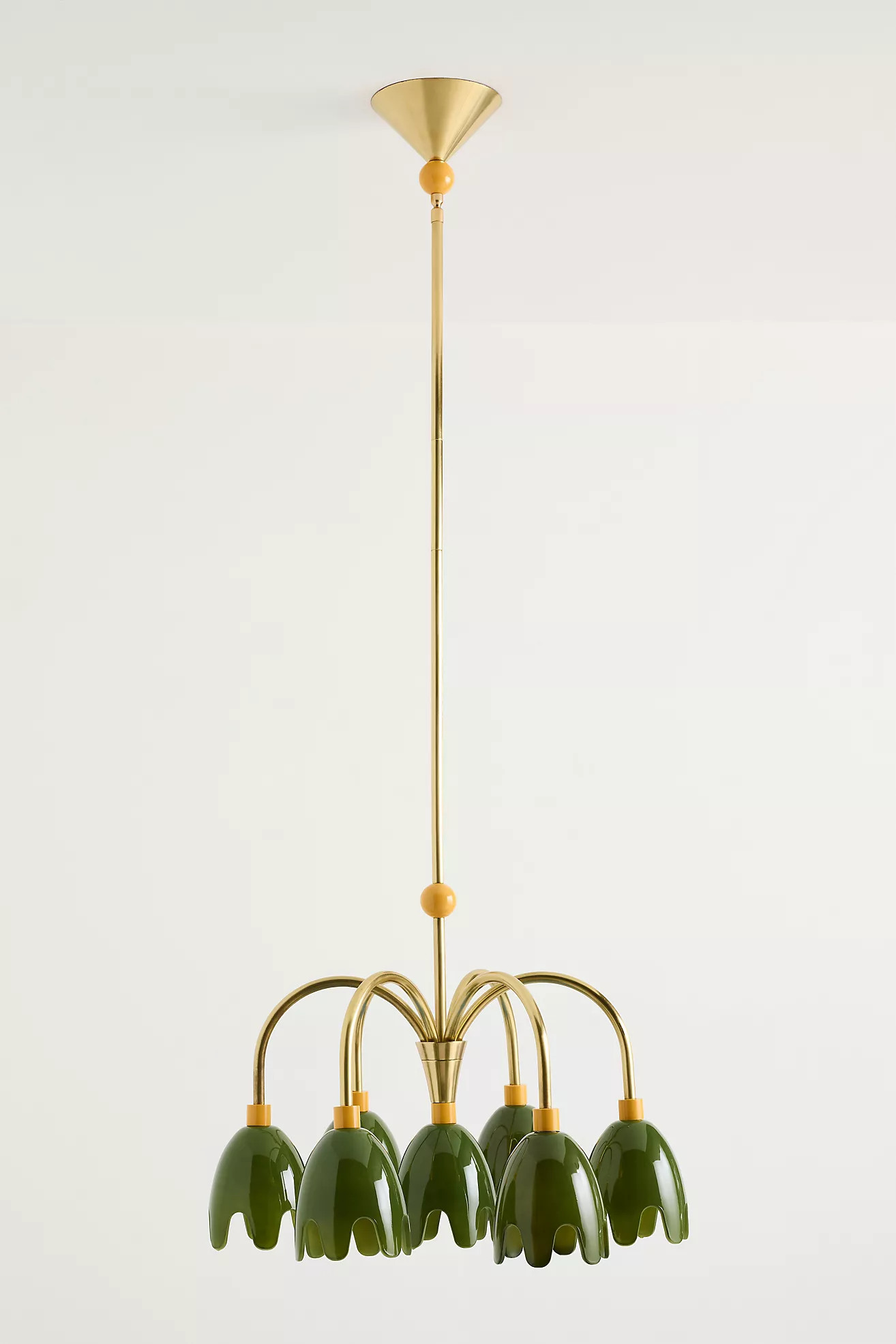 Merve Kahraman Floral Glass Chandelier | Anthropologie (US)