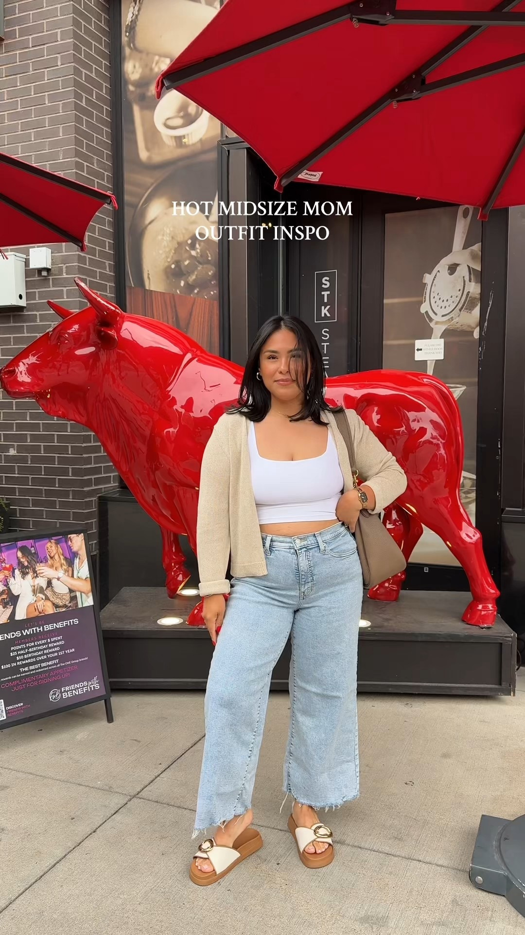 Large in top
Large in Cardigan 
Size 29 in pants 