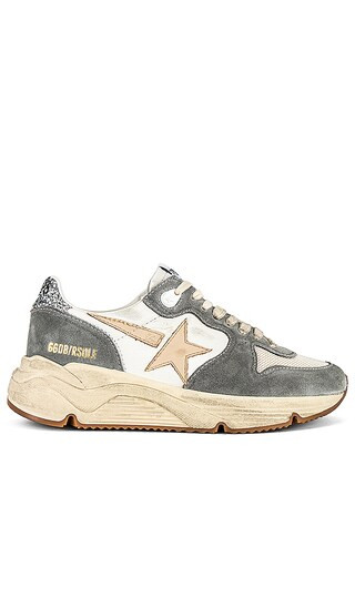 Running Sole Sneaker in Silver, White, Cream, Smoke Grey, & Silver | Revolve Clothing (Global)