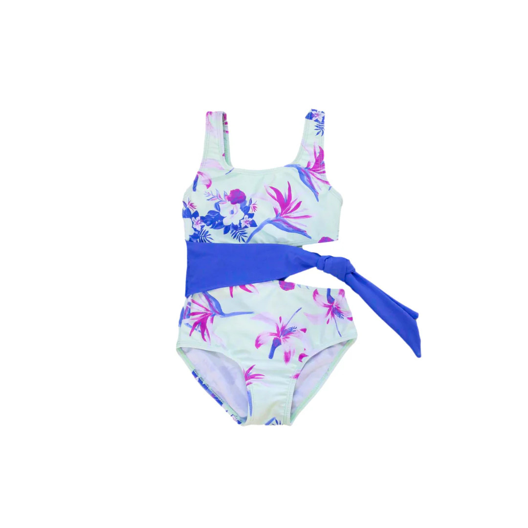 Diamond Waves One Piece Swimsuit | Blueberry Bay Swimwear