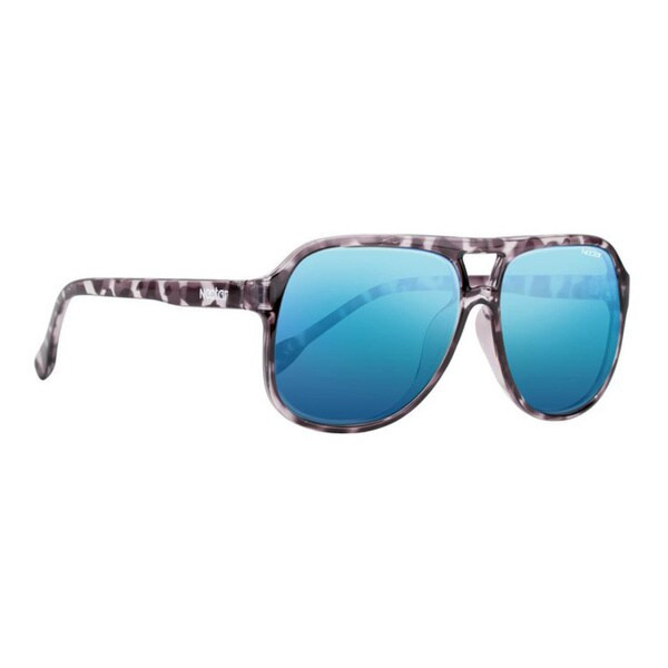Nectar Revert Unisex Black Tortoise w/ Blue Mirror Sunglasses | Bed Bath & Beyond