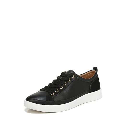 Vionic Womens Winny Sneaker Onyx Black Leather 12 W | Amazon (US)