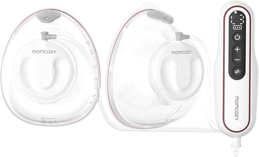 Momcozy Ultra-Light & Hands Free Breast Pump V2, Potent Wearable Pump with 27 Pumping Combination... | Amazon (UK)