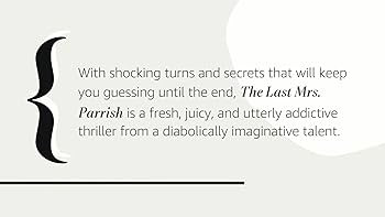 The Last Mrs. Parrish: A Novel | Amazon (US)