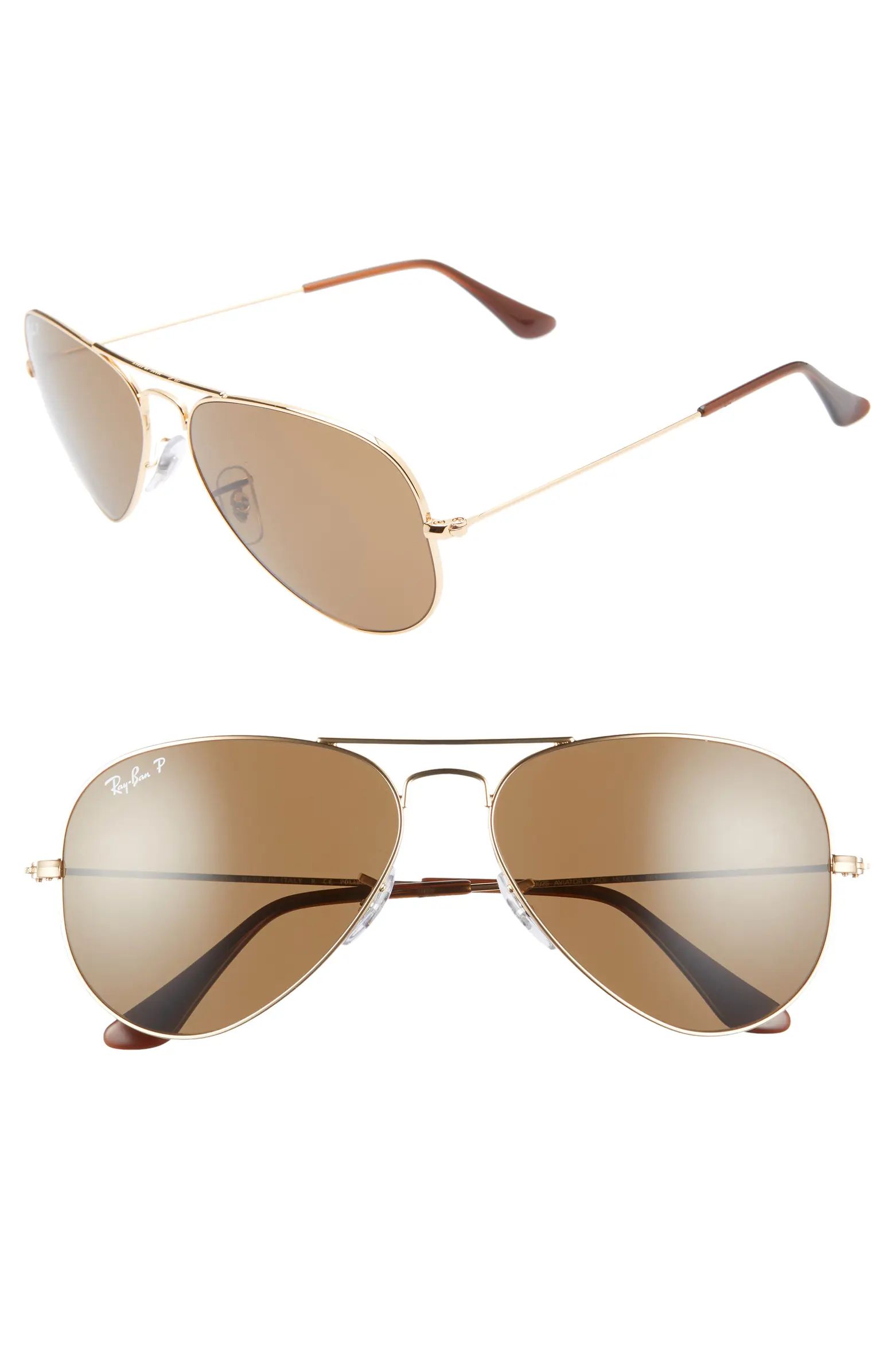 Ray-Ban Original 58mm Aviator Sunglasses | Nordstrom | Nordstrom