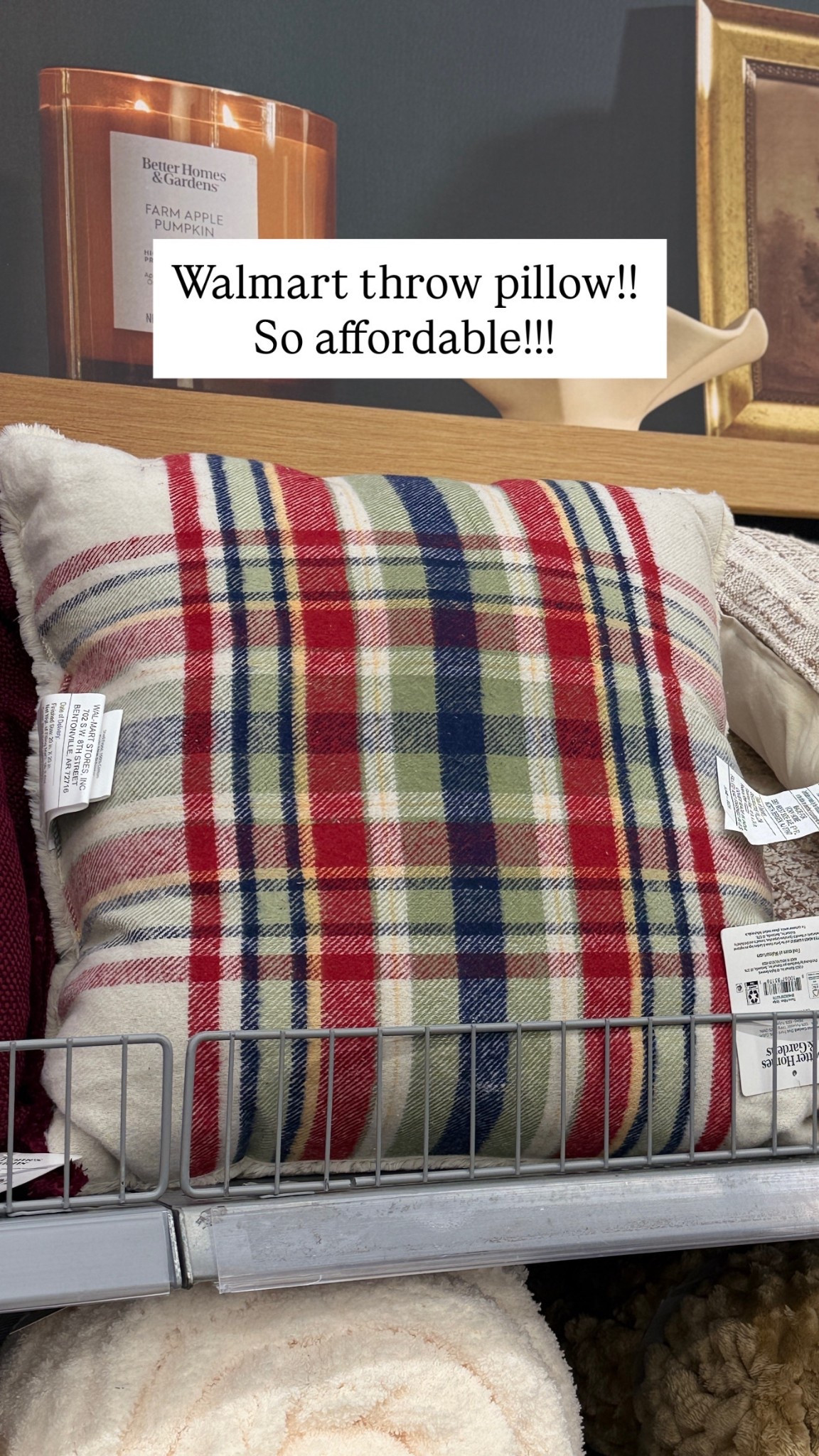 Christmas plaid throw pillow - under $20! 

walmart christmas, walmart holiday, walmart finds, walmart favorites, walmart deals, walmart finds, christmas decor, holiday decor, budget friendly christmas pillow, affordable christmas pillow 

#LTKHome #LTKHoliday