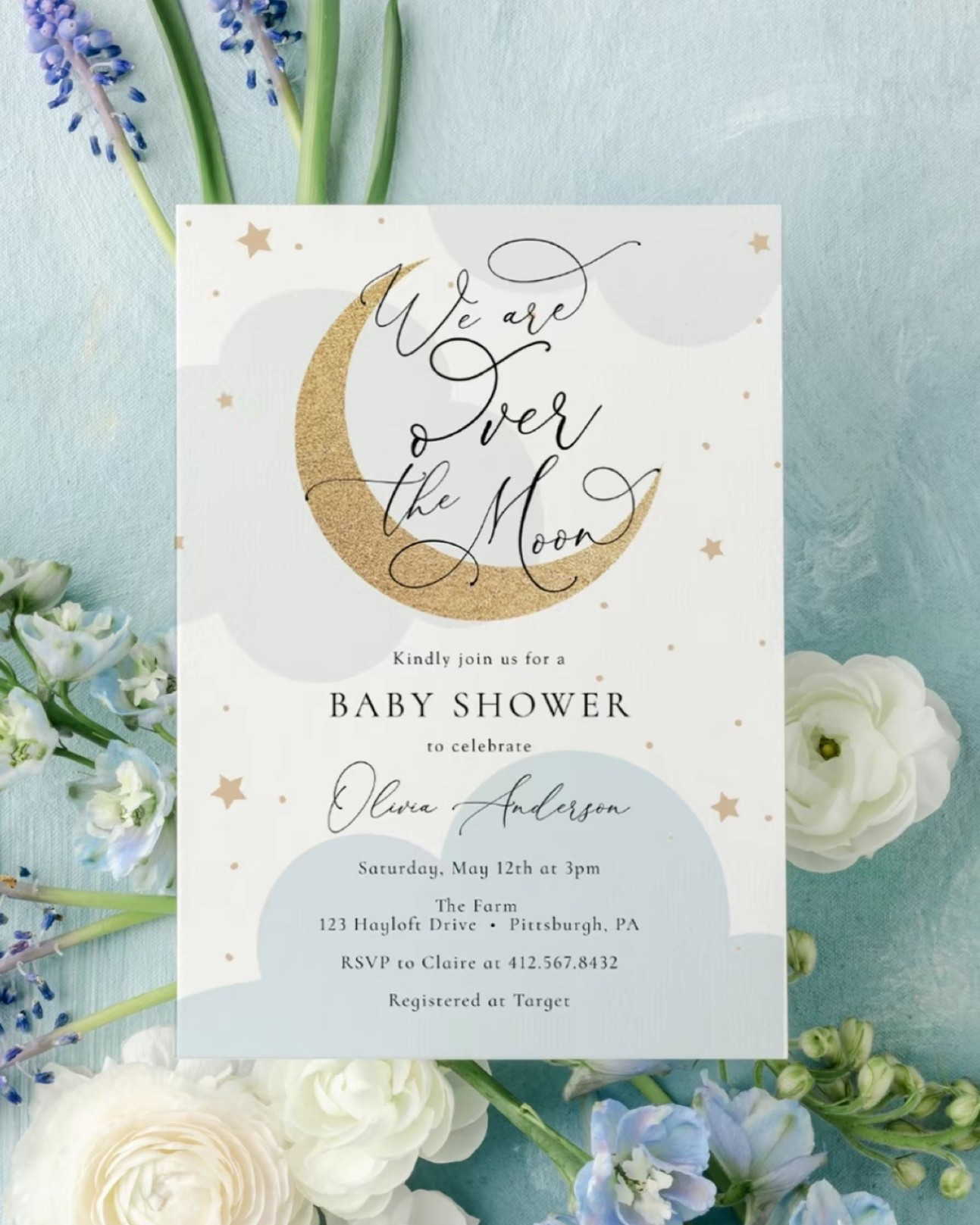 Over the moon 🌙✨ for the sweetest way to celebrate your little star on the way! This dreamy baby shower invite sets the perfect celestial theme

#LTKBump #LTKParties #LTKBaby