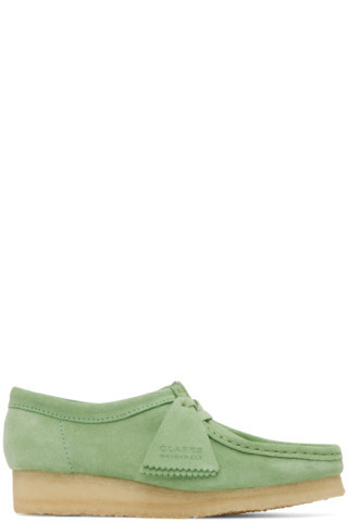 Green Wallabee Derbys | SSENSE