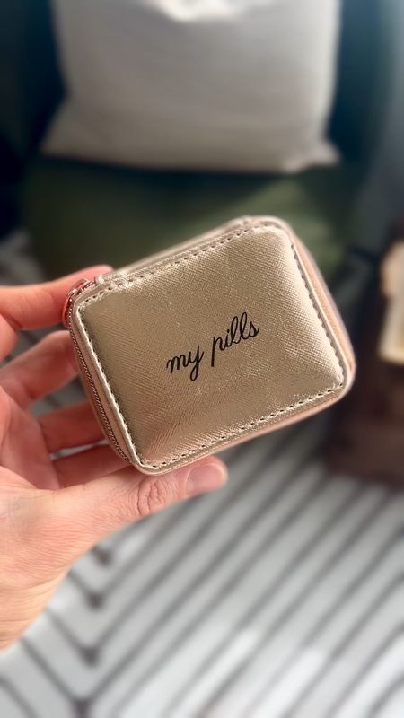 Heading on vacation so I’m prepping my medication for the week! I have to take supplements at lunchtime too so this is perfect for carrying in my purse or beach bag! Pill box | travel finds | travel bag | vacation finds | travel outfit 

#LTKtravel #LTKU