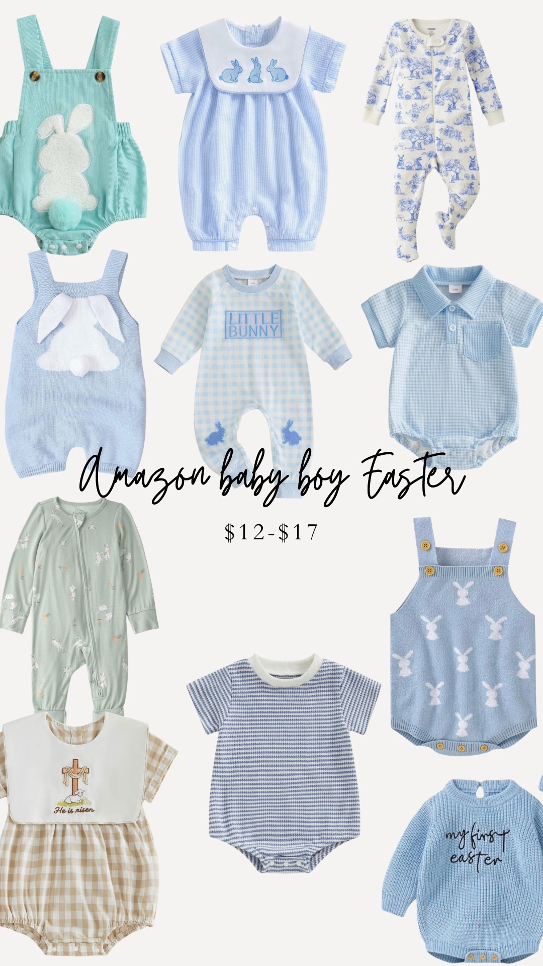 Amazon baby boy Easter outfits!! All $12-$17

#LTKBaby #LTKSeasonal