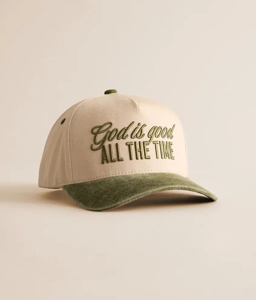 Olive God Is Good All The Time Hat | Buckle