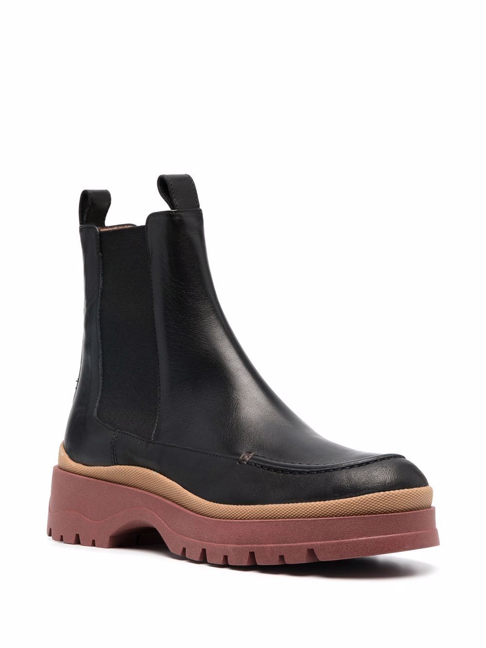 contrasting sole chelsea boots | Farfetch (US)