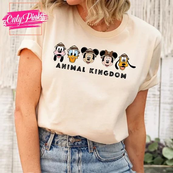 Disney Animal Kingdom Shirt Mickey and Friends Animal Kingdom - Etsy | Etsy (US)