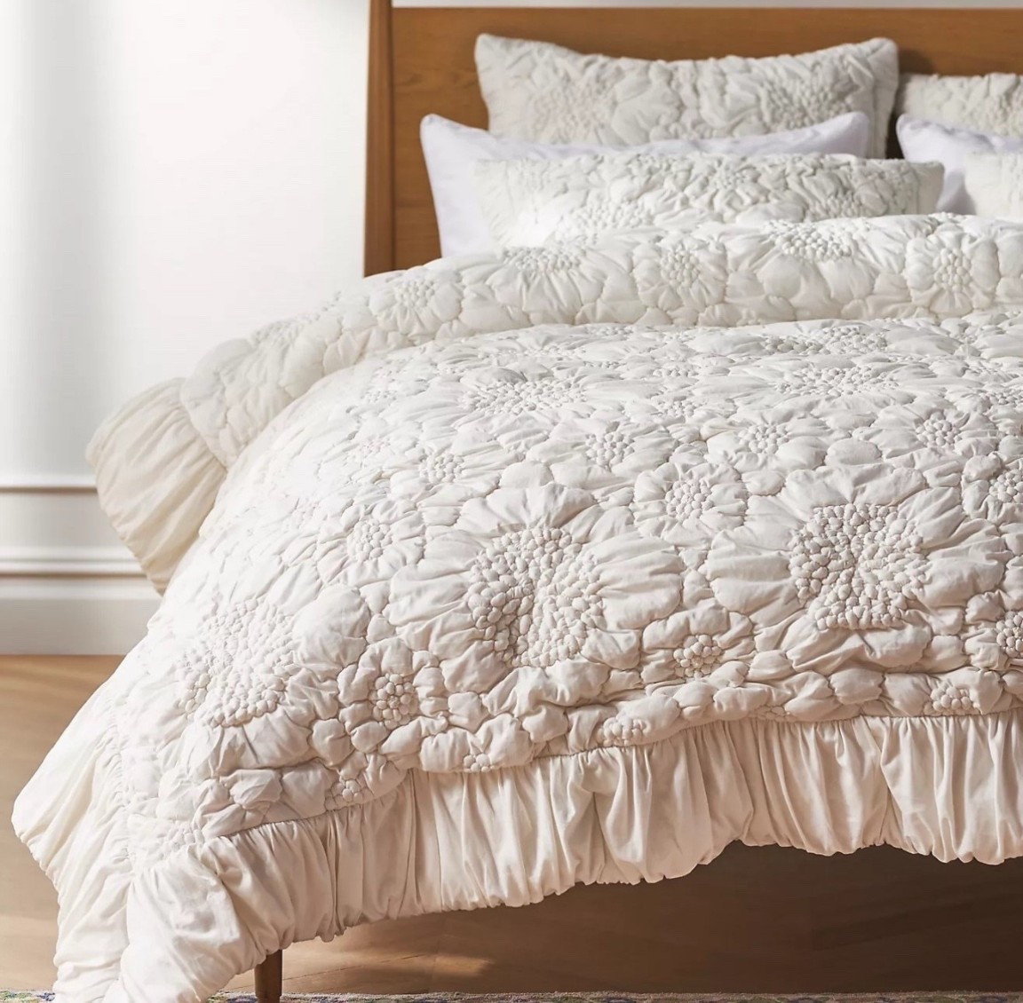 Anthropologie bedding is always one of my favorites for adding texture and that soft, collected look to a bedroom 🤍 The prints, colors, and details feel so elevated but still cozy. If you’ve been eyeing any of their quilts, shams, or sheets, their end-of-the-year sale is a great time to grab them — especially for guest rooms or a simple bedroom refresh going into the new year.

Anthropologie bedding · Anthropologie quilt · floral quilt · cotton quilt · neutral bedroom · cozy bedroom · layered bedding · cottage bedroom · modern cottage · guest room bedding · soft bedding · textured bedding · bedroom refresh · end of year sale · home sale finds · elevated basics · timeless bedroom · spring bedding · heirloom style bedding bedroom refresh @Anthropologie 

#LTKHome