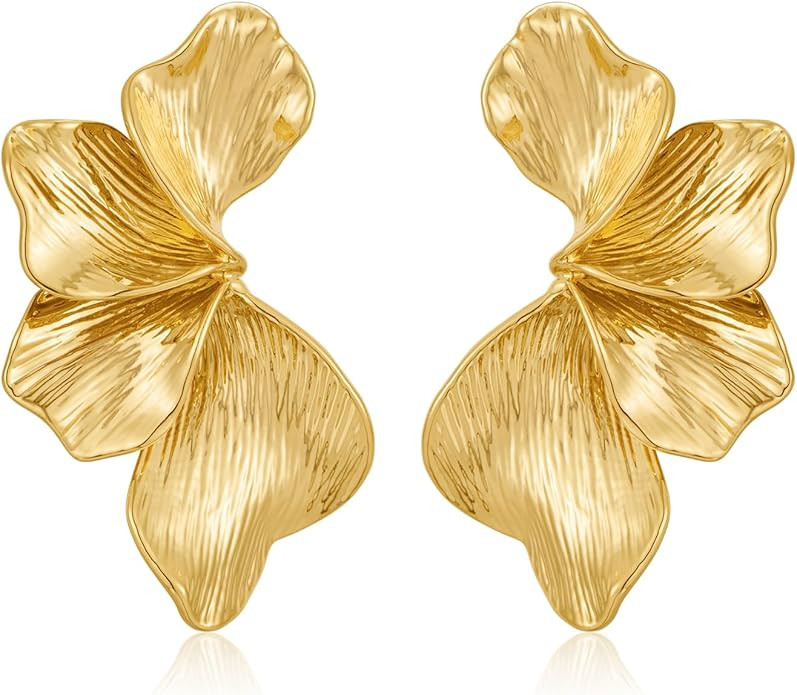 Gold Boho Ocean Earrings, Shell Earrings Seashell Stud Earrings Beach Jewelry Gifts for Women | Amazon (US)