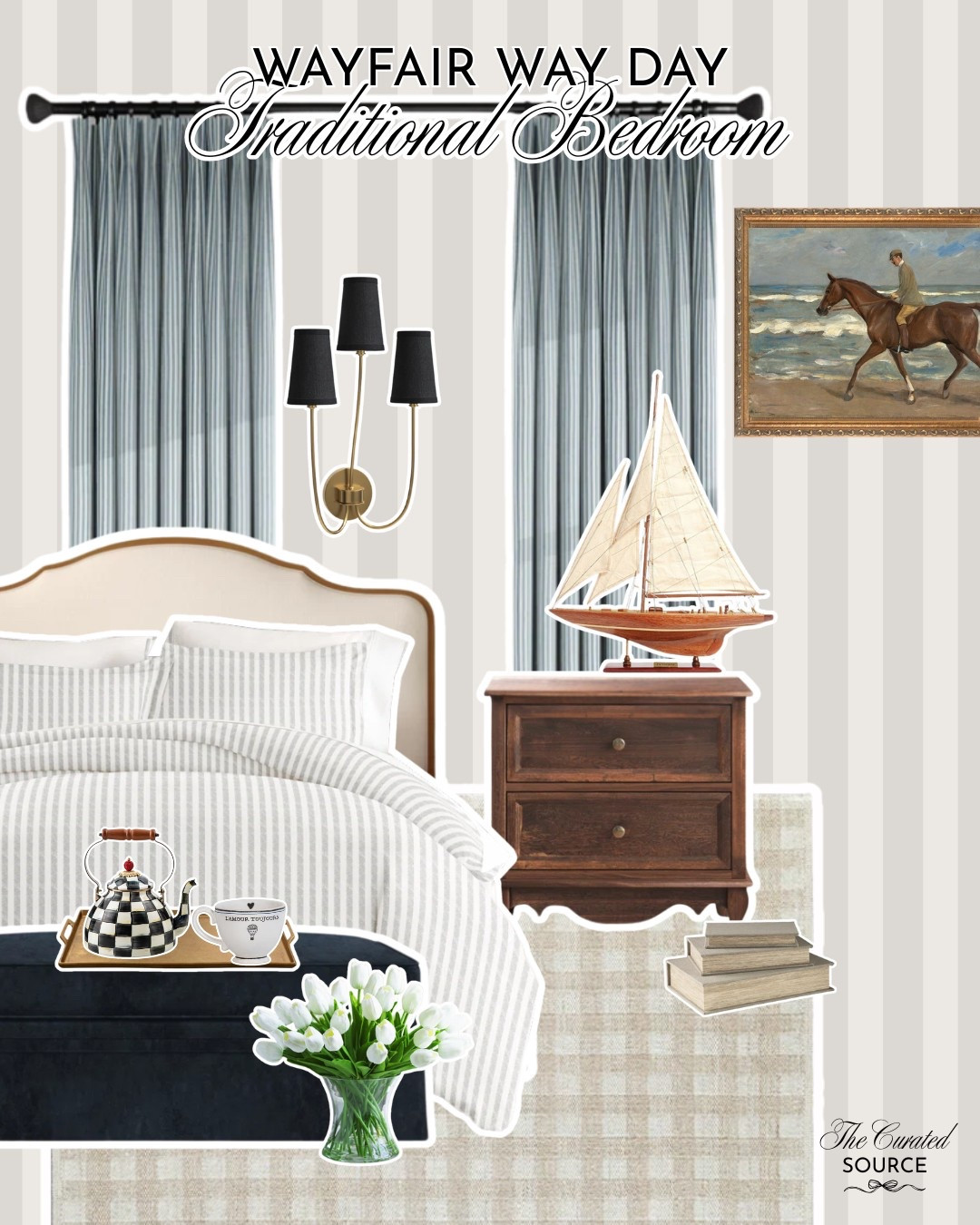 Wayfair Way Day picks for a Traditional style bedroom! Everything linked below ✨

#LTKSaleAlert #LTKHome