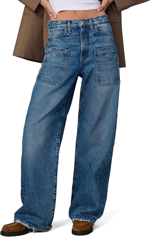 Joe's Womens The Harlowe High Rise Wide Leg Jean | Amazon (US)