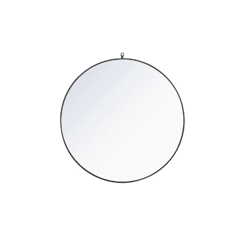 Cassie Round Metal Wall Mirror | Wayfair North America