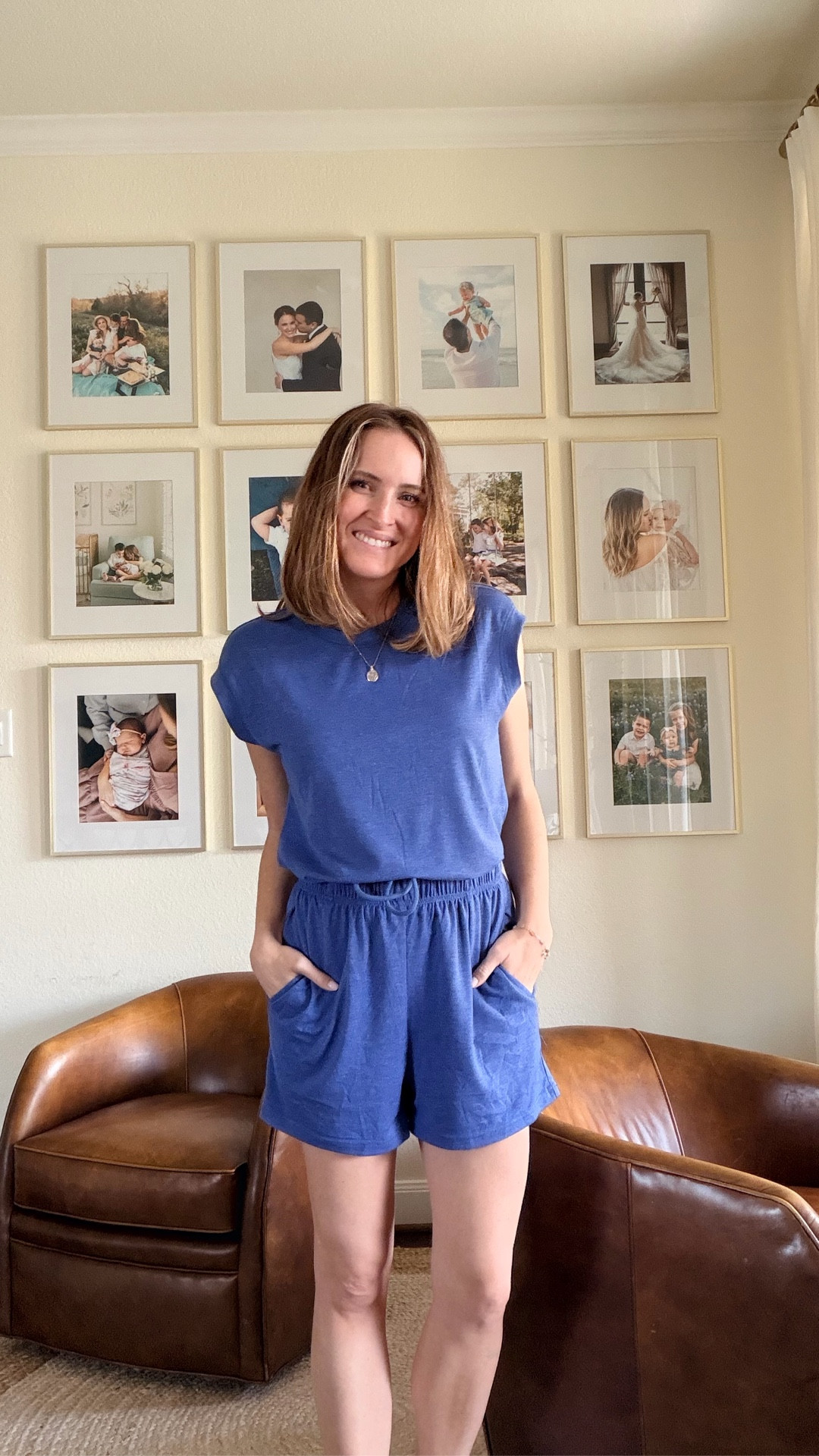 Very soft and comfortable 2-piece set from Amazon! Elastic is a bit snug, so I’d recommend sizing up if in between sizes. 

Pockets, shorts are a good length. Easy throw on outfit!

#LTKdayinmylife #LTKmomlife #LTKootd