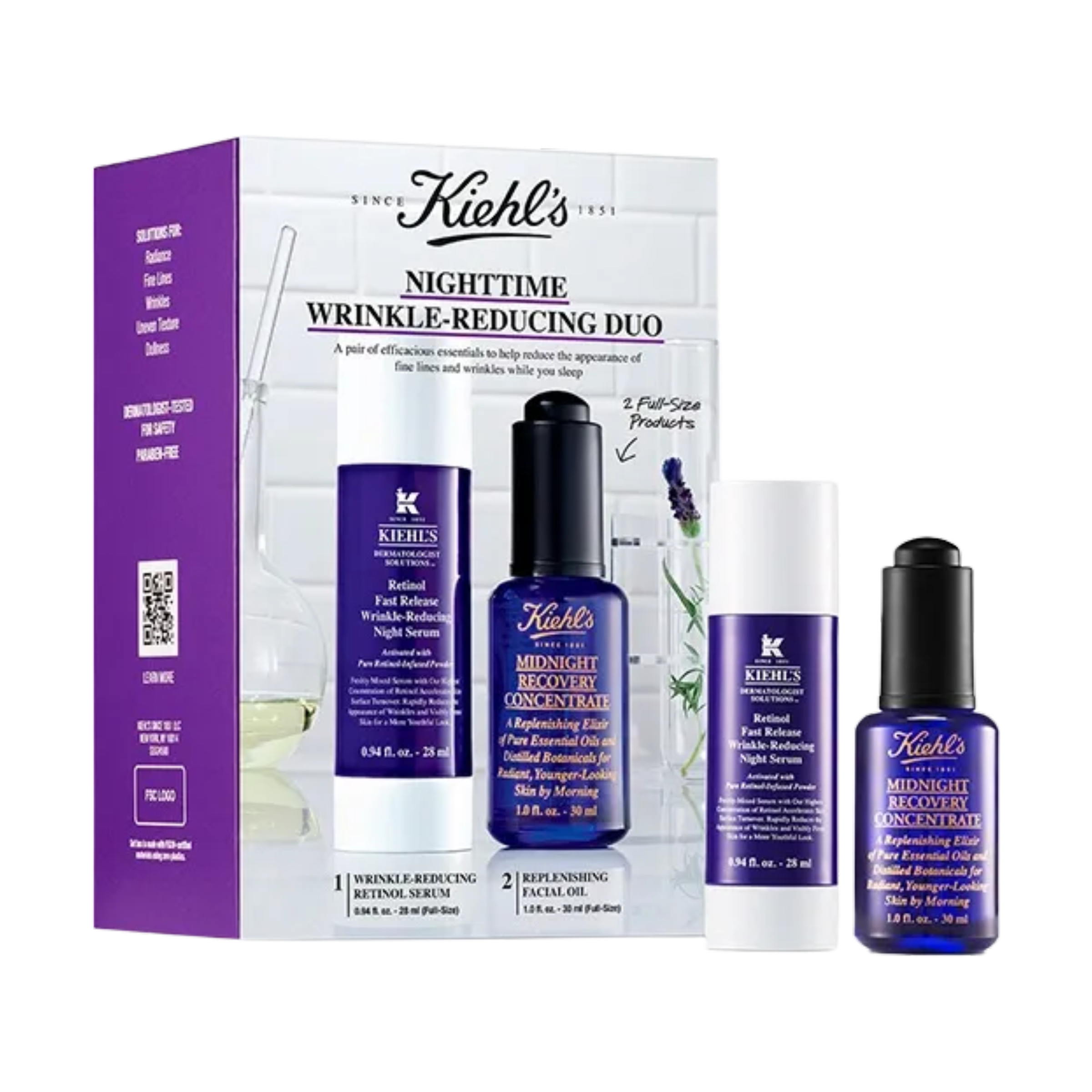 Nighttime Wrinkle Reducing Skincare Gift Set | Kiehl's
