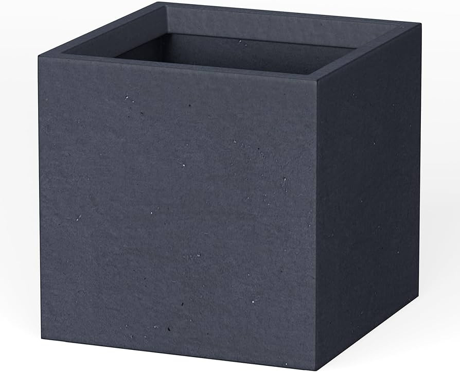 Kante 10 Inch Square Concrete Planter for Outdoor Indoor Home Patio Garden, Large Plant Pot with ... | Amazon (US)
