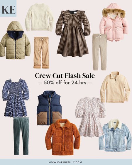 Crew cuts fall favorites 50% off for 24 hrs only!

#LTKSeasonal
