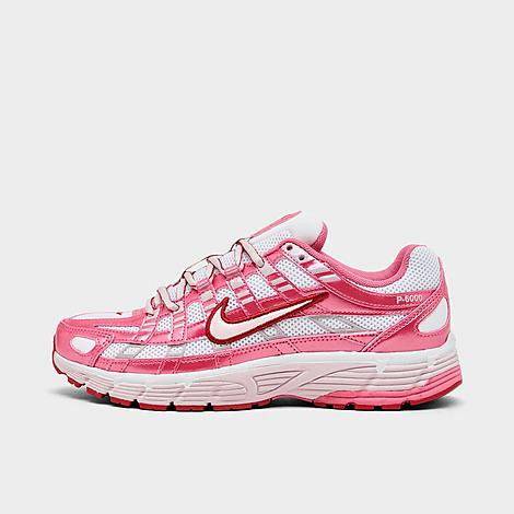 Nike Women's P-6000 Casual Shoes in Summit White/Peony/Team Crimson Size: 6.5 | Finish Line (US)
