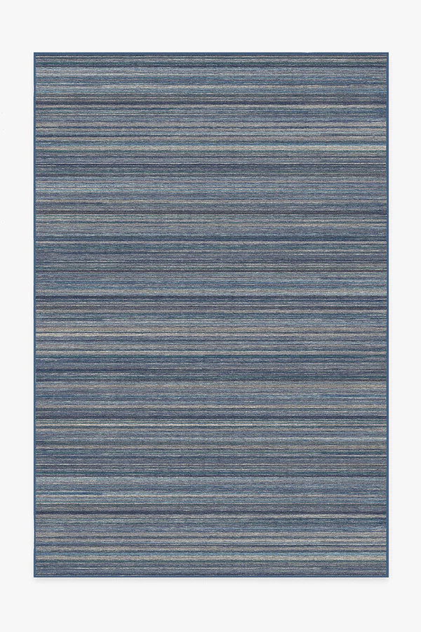 Multi Stripe Blue Rug | Ruggable | Ruggable