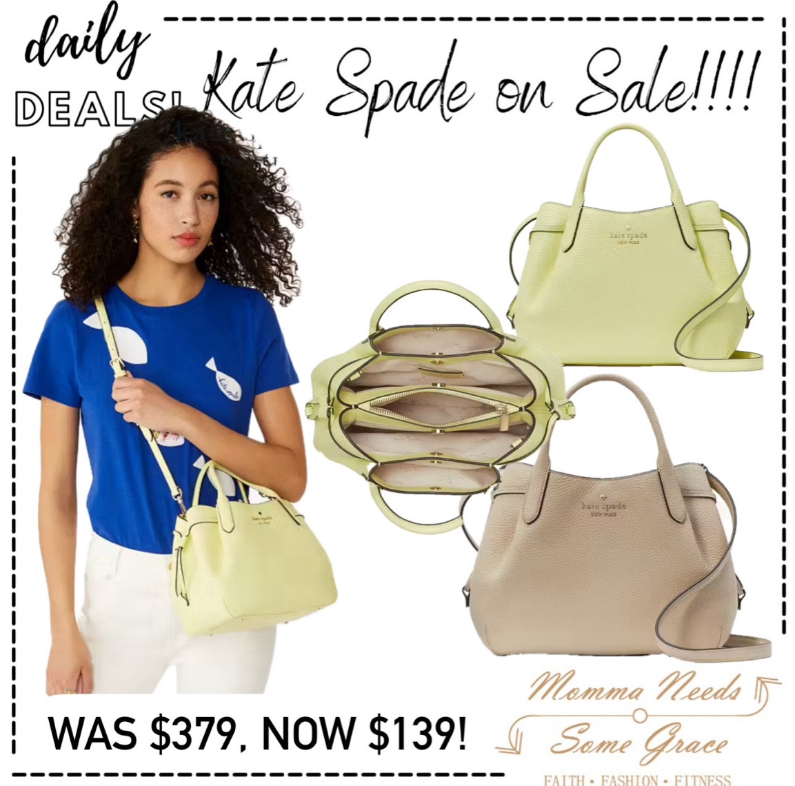Kate Spade bag on sale today! 

#LTKFindsUnder100 #LTKStyleTip #LTKSaleAlert