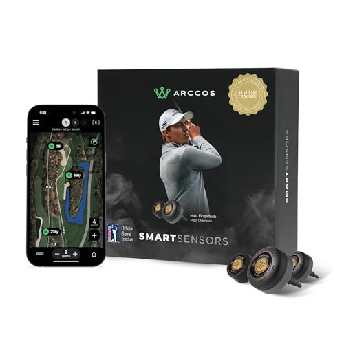 Arccos Smart Sensors: Automatic Golf Game Tracking System, A.I. Powered Caddie, A.I. GPS Rangefinder & Smart Club Distances | Amazon (US)