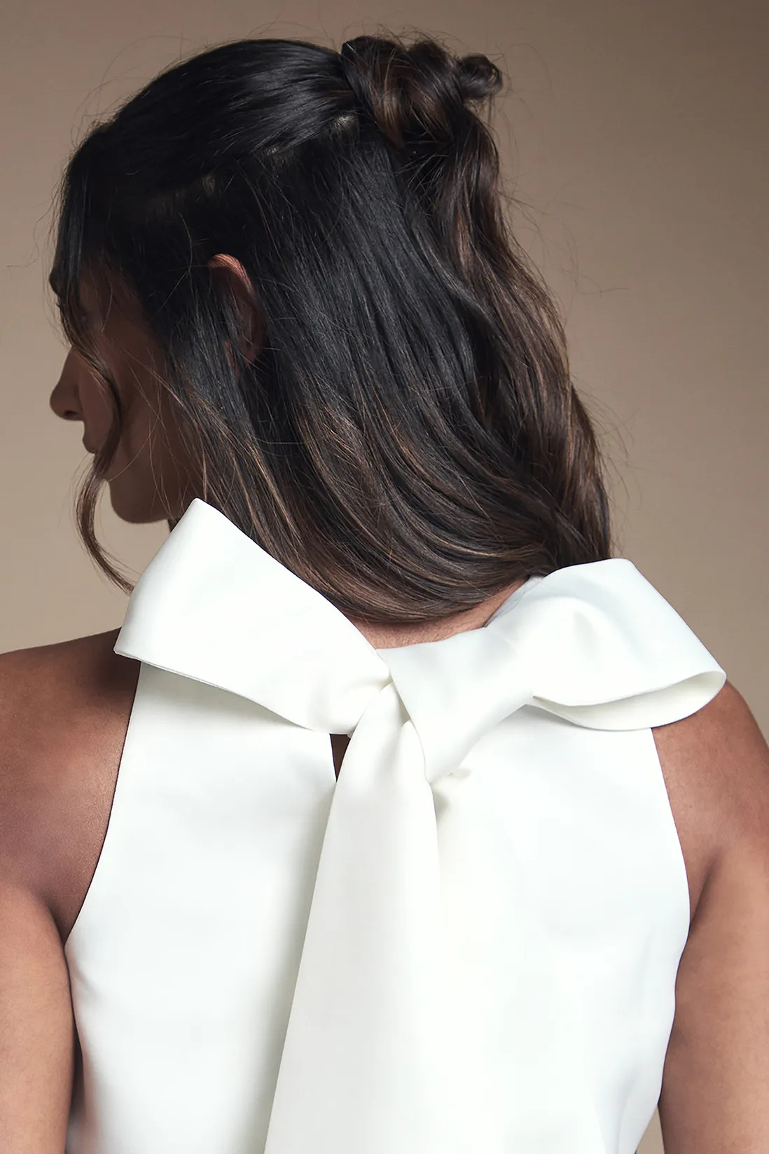 Dresses | Bow Structured Satin Bridal Mini Dress | Coast | Coast UK & IE