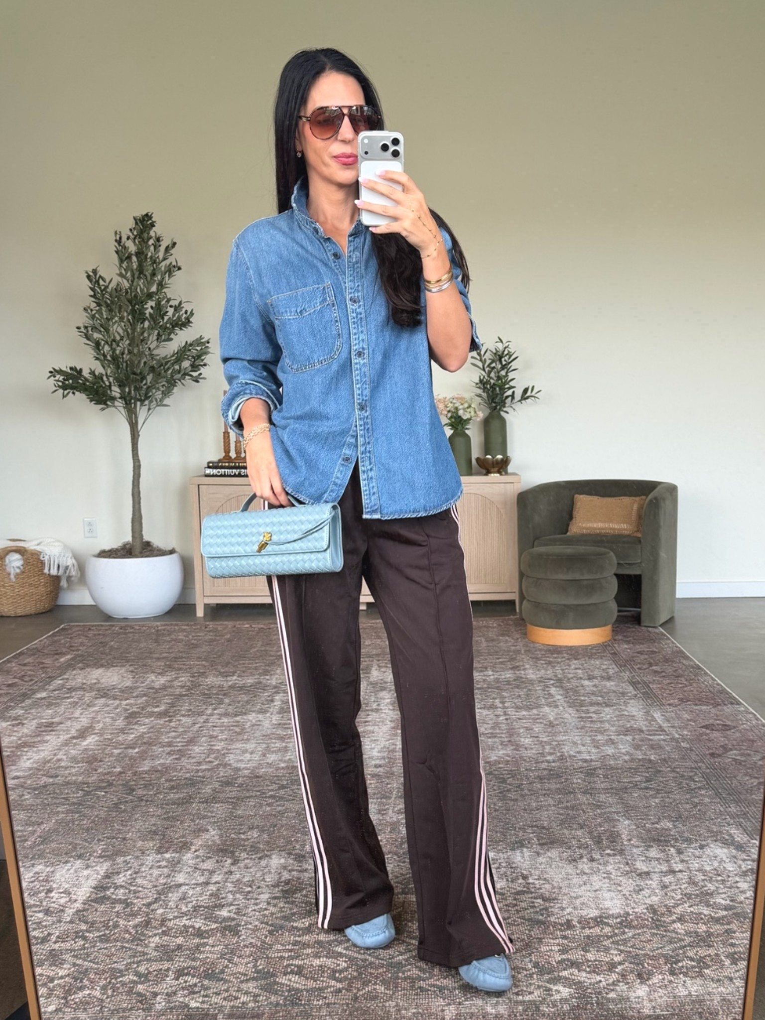 Styling @adidas track pants may be my favorite thing ever!  Comfortable and chic! 
Top- medium 
Pants- small

#LTKU #LTKOver40 #LTKootd