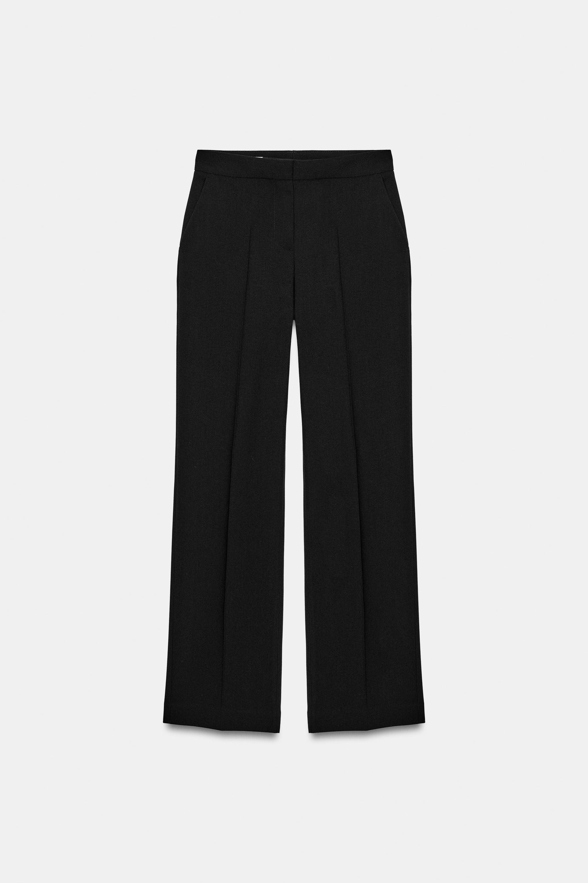 HIGH-WAISTED STRAIGHT LEG PANTS | Zara US