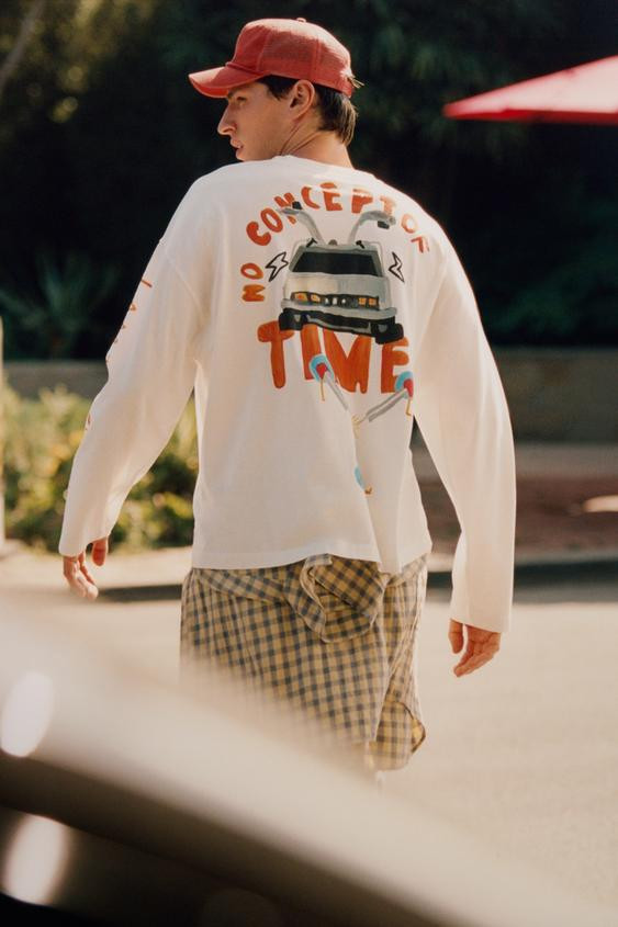 BACK TO THE FUTURE© UCS LLC AND AMBLIN X DYLAN´S T-SHIRT CLUB X ZARA ILLUSTRATION T-SHIRT | Zara US