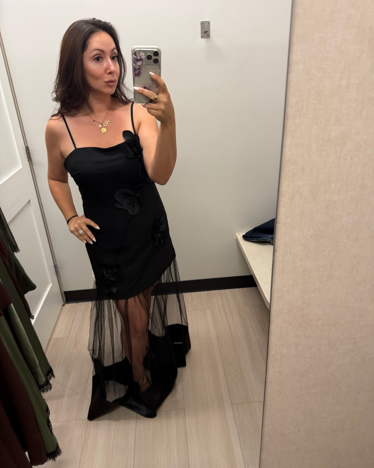 Beautiful dress that can be worn to fancy dinner date or as a wedding guest alike! Found in classic black or beautiful baby blue!

#LTKOver40 #LTKMidsize #LTKWedding