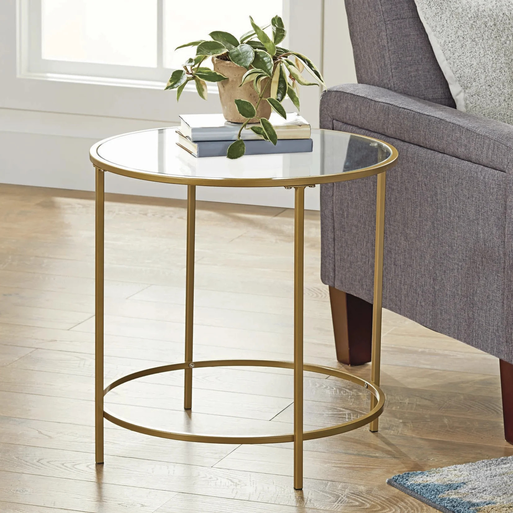 Better Homes & Gardens Nola Side Table, Black Finish | Walmart (US)
