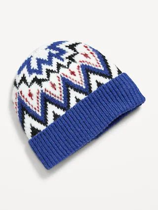 Gender-Neutral Fair Isle Beanie for Adults | Old Navy (US)