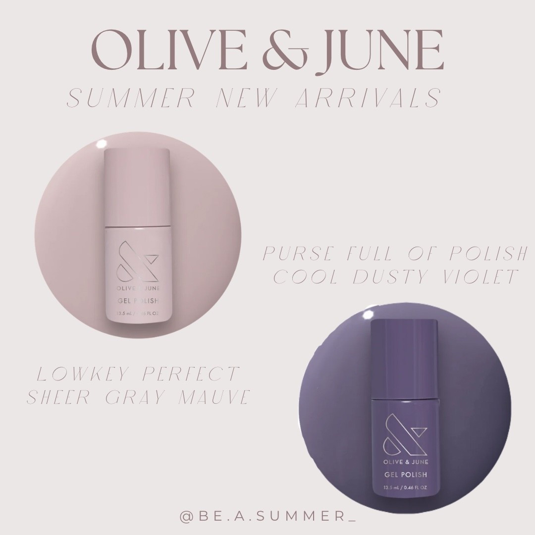 Olive & June new arrivals that work for summers! ☀️💅🏼

Summer / Beasummer / color analysis