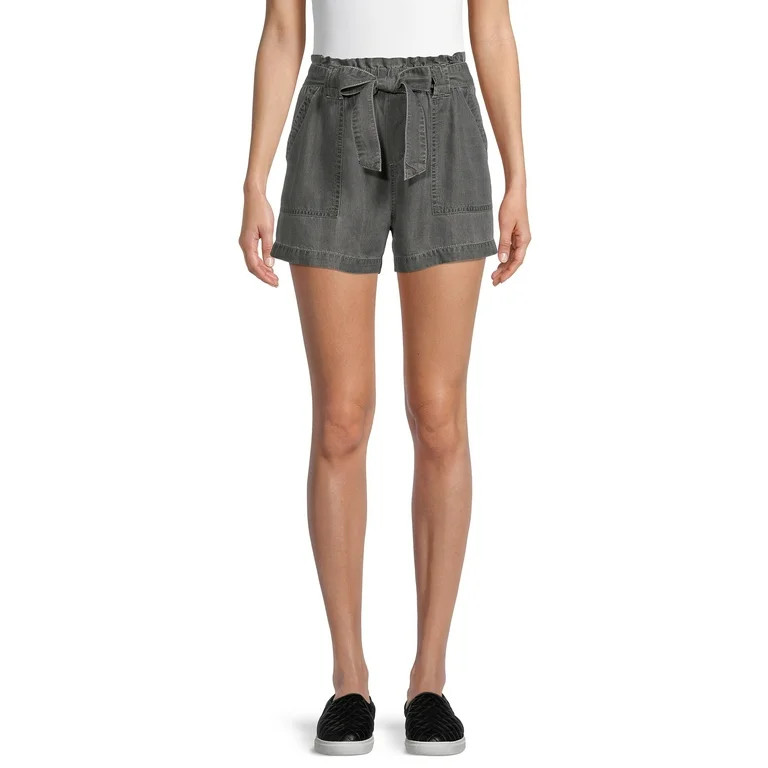 Time and Tru Women's Belted Utility Shorts | Walmart (US)
