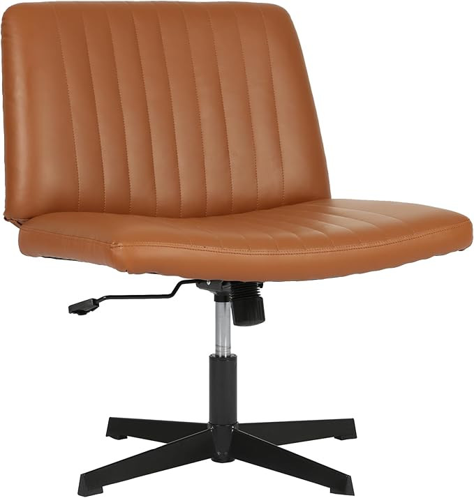 DW Criss Cross Chair Armless Cross Legged Office Desk Chair Adjustable Swivel Ergonomic Desk Chai... | Amazon (US)