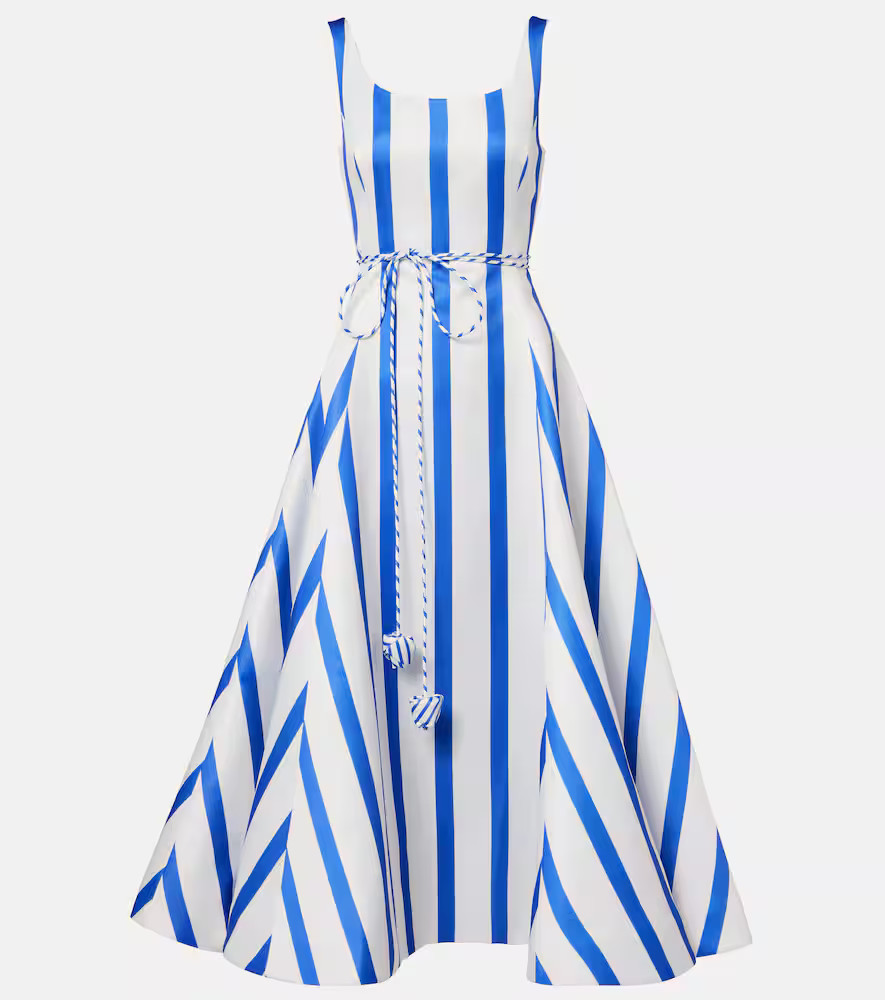 Leo Lin Serafina striped satin maxi dress | Mytheresa (US/CA)
