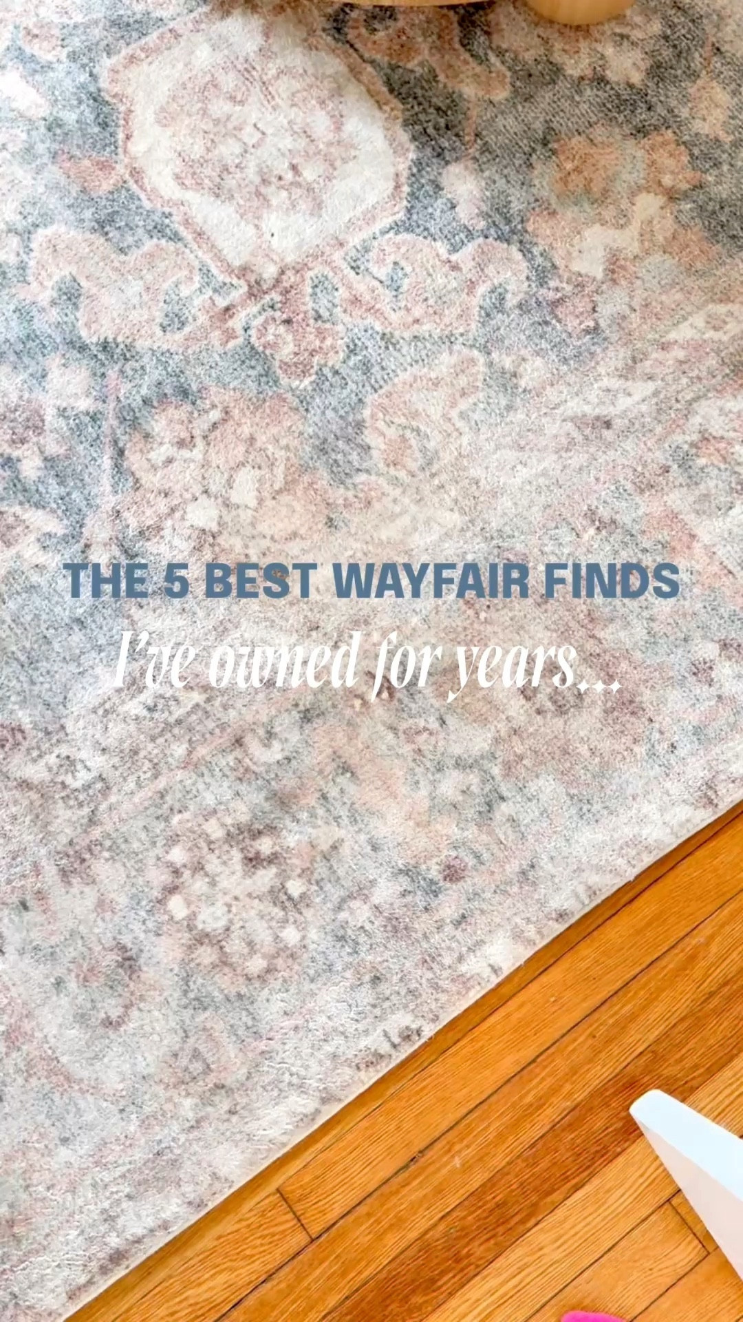 @wayfair #AD #wayfairpartner #wayfair

I shop Wayfair all the time for both my home and my clients. Thinking back through some of my favorite pieces of furniture, lighting, and decor that are in my own home, these are my top 5 that have stood the test of time and I’d buy again in a heartbeat!

Just a few highlights…
- This rug is SO SOFT! People always comment on how nice it feels.
- The blue chairs are a great mix of traditional style with a punchy mod fabric.
- If that lamp wasn’t so perfect for my living room I’d steal it for my daughter’s bedroom. 😉
- That art print fools people into thinking it’s an original all the time and it’s SO affordable!
- We’ve had our bed the longest out of all of these pieces (6.5 years) and it looks just as good as the day we bought it.

All winners in my book!