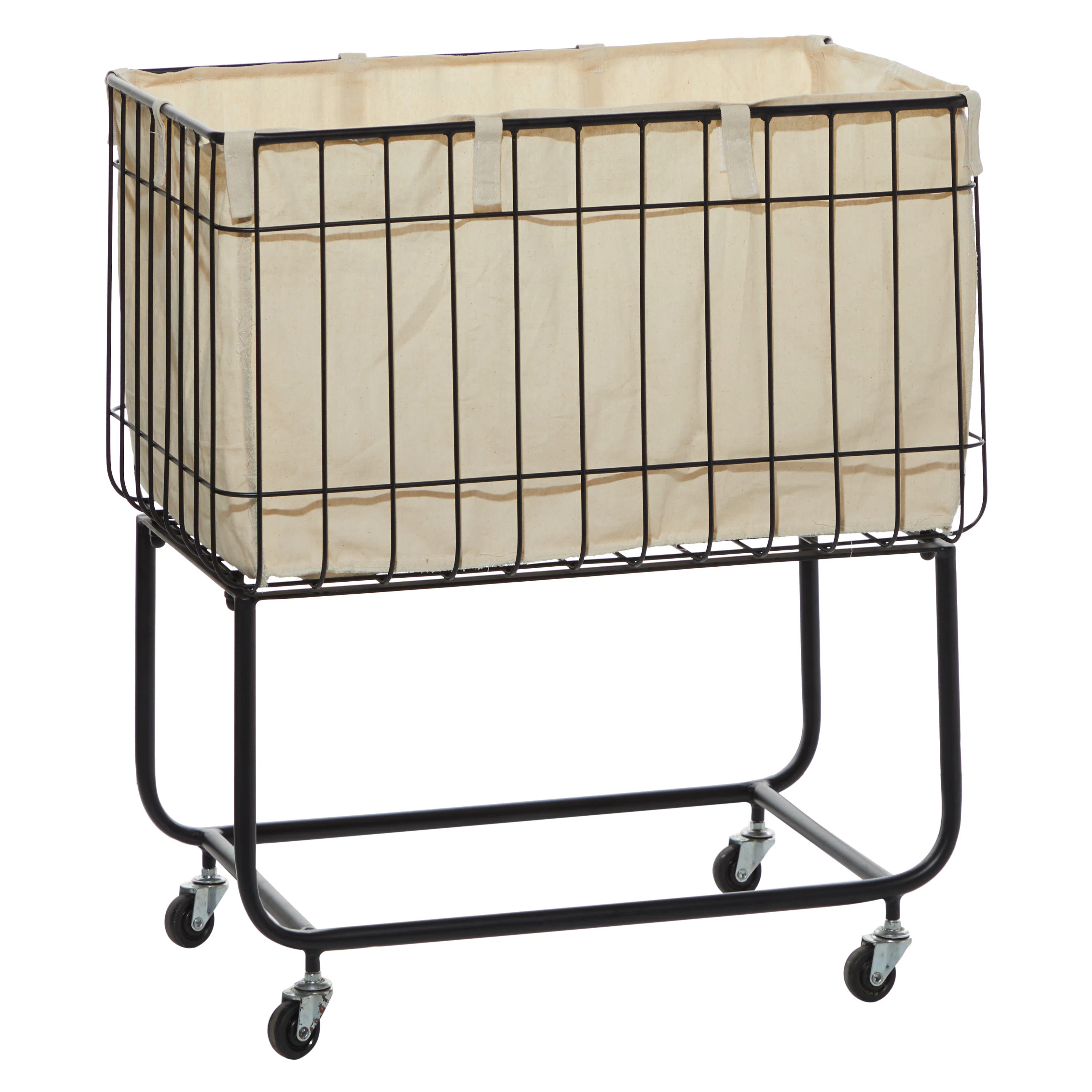 Rectangular 4-Wheel Storage Cart | Wayfair North America