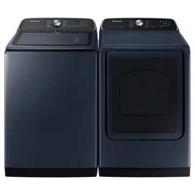 Samsung 5.4 cu. ft. Top Load Washer with 7.4 Cu. Ft. Dryer with Steam Santize+ | Wayfair North America