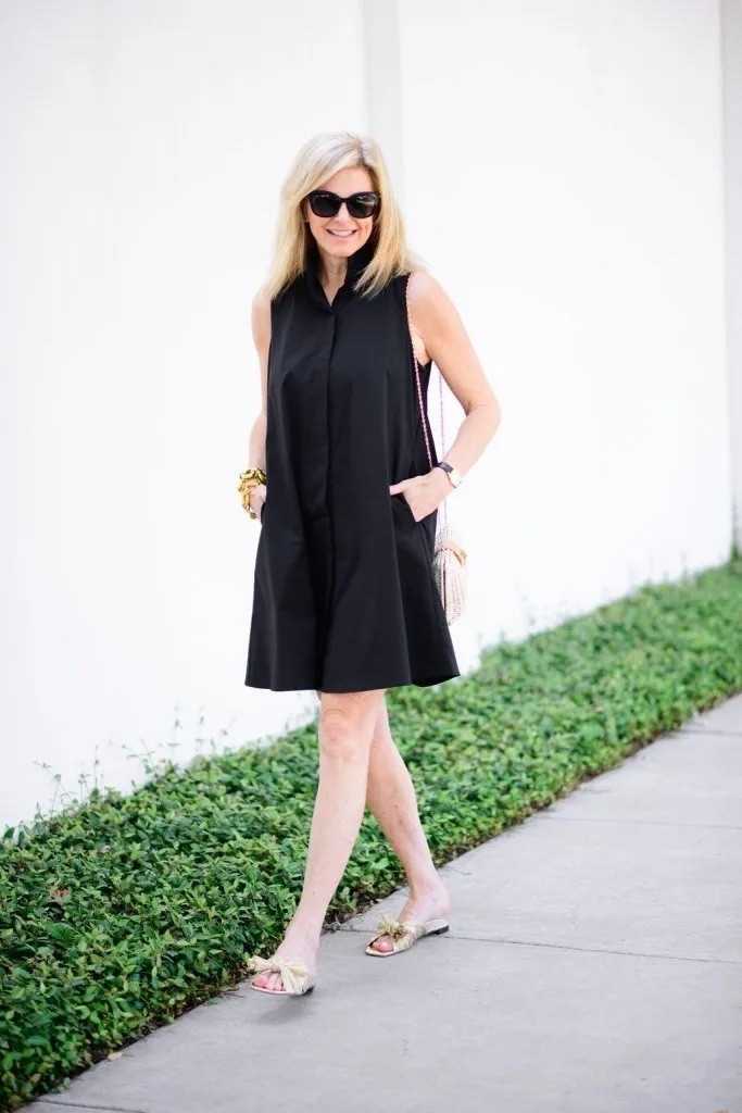 Love this black shirtdress for spring and summer! Size S

#LTKootd #LTKSeasonal #LTKOver40
