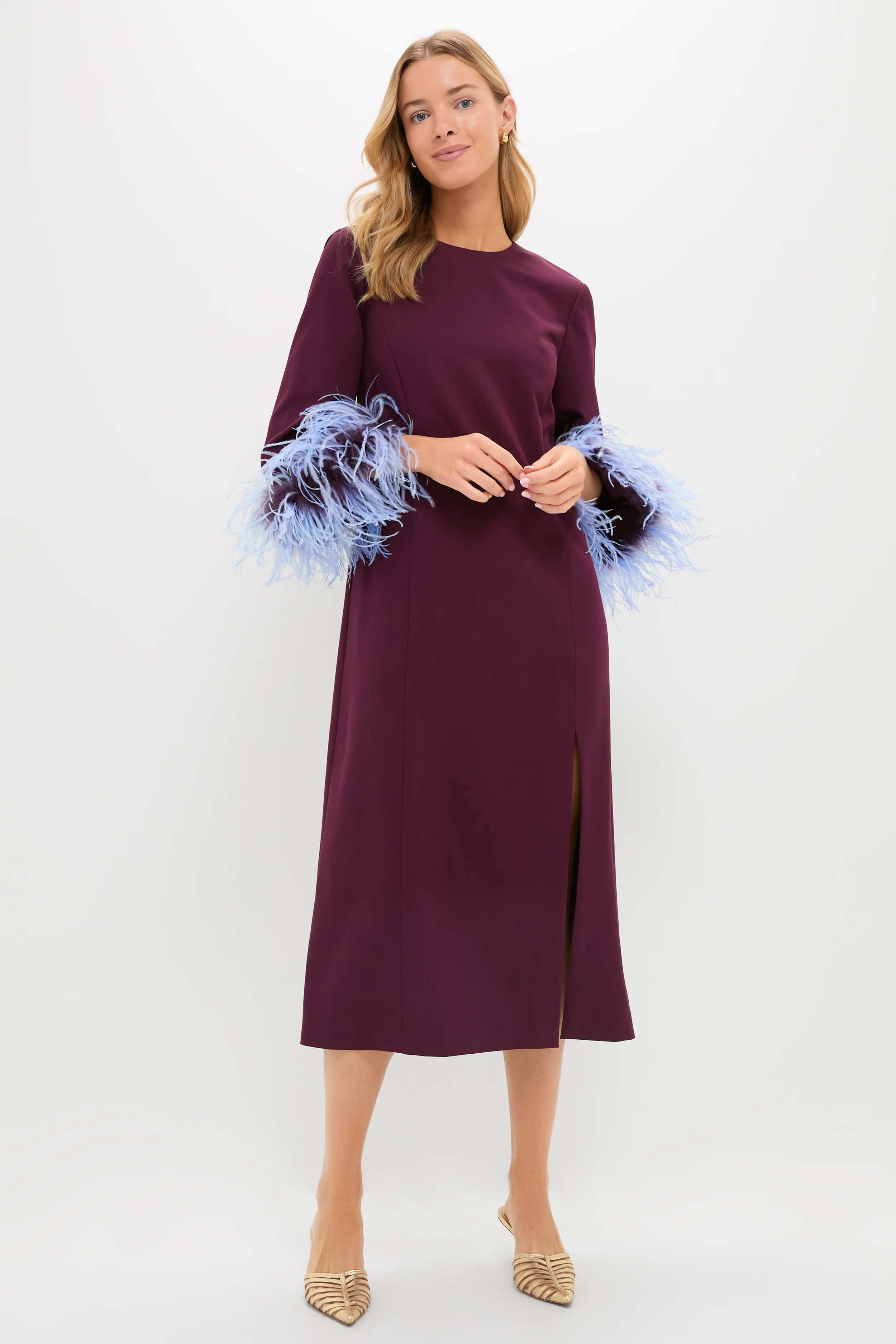 Winetasting Feather Eleanor Dress | Tuckernuck (US)