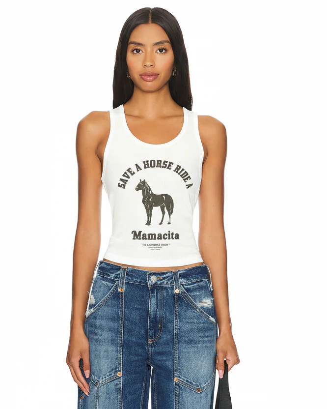 Ride a Mamacita Rib Tank | Care Tucker